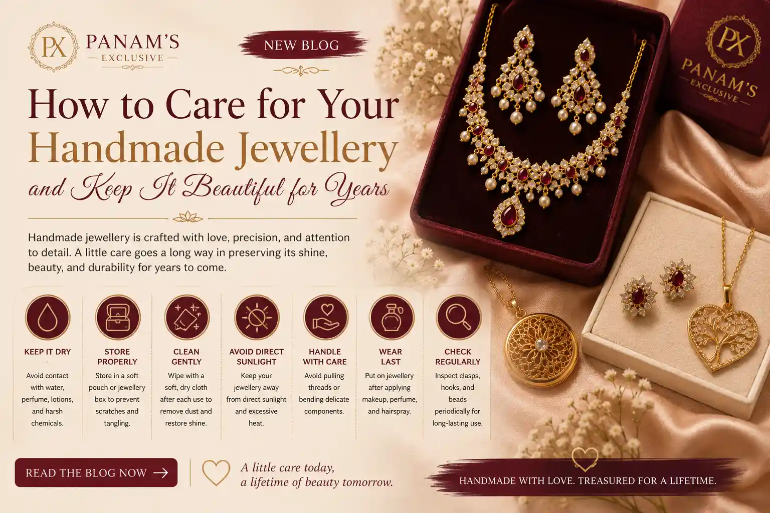 How to Care for Your Handmade Jewellery and Keep It Beautiful for Years