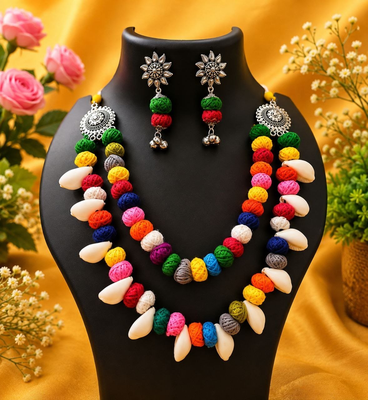 Handmade jewellery set